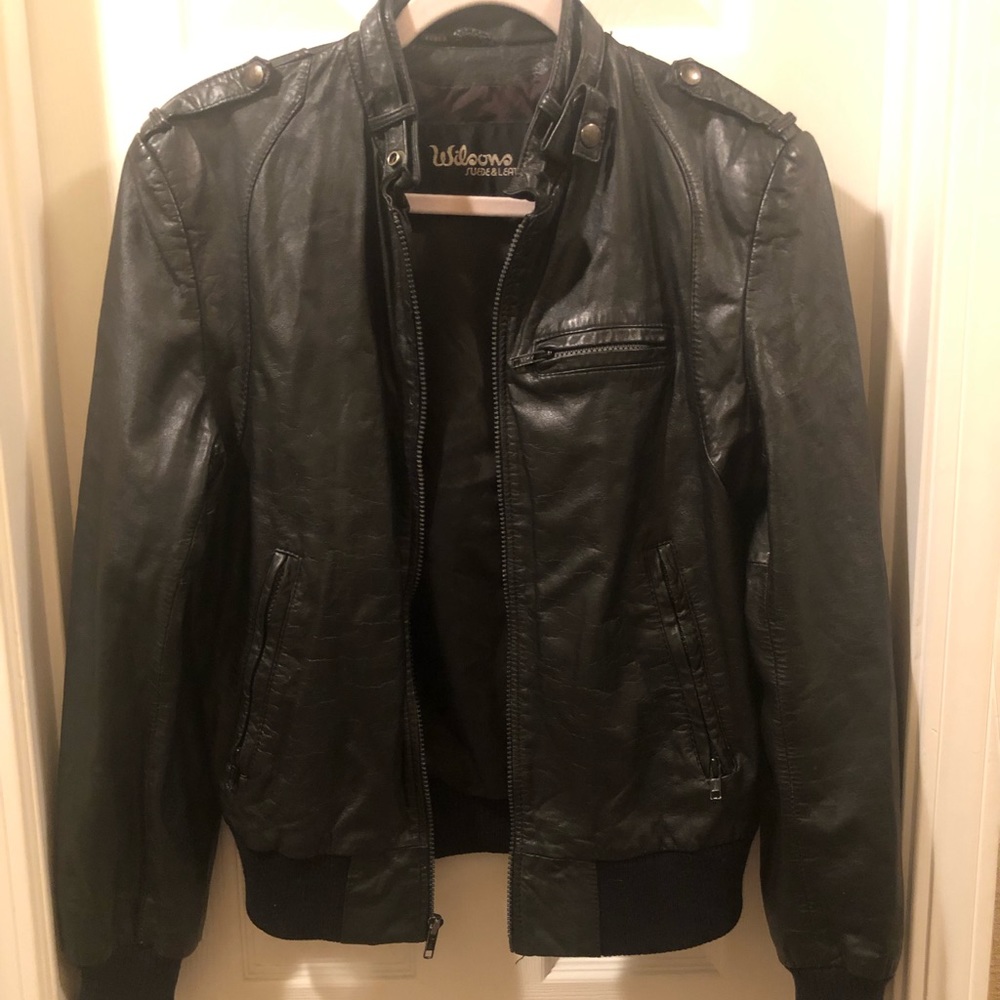 Wilsons Black Leather Jacket